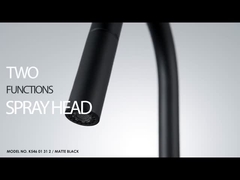 SUS304単一ハンドルの2機能のプルダウン式のスプレーヤーの台所コックSprayhead