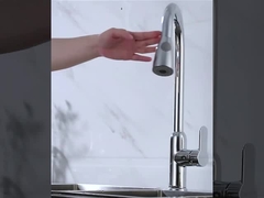 真鍮の単一ハンドルのChromeの3機能Sprayheadのプルダウン式のスプレーヤーの台所コック